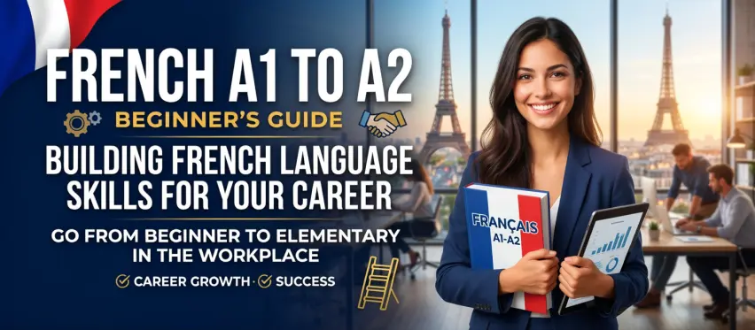 French A1 to A2: A Beginner's Guide to Building French Language Skills for Your Career